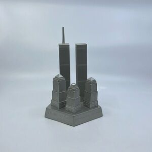 2001 World Trade Centre Replica Statue By Colbar Art Inc. See Photos